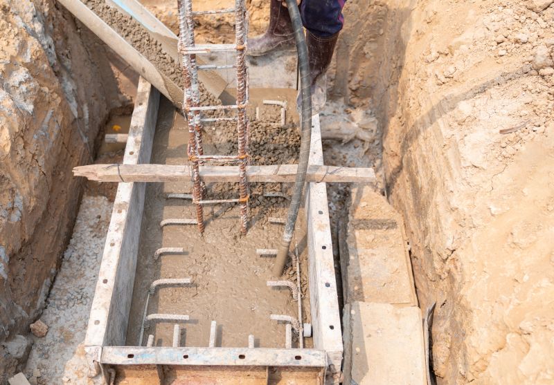 Garage Foundation Pouring