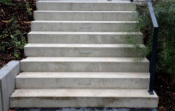 Poured Step Installation in Bellingham