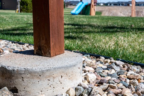 Deck Footing Installation in Bellingham