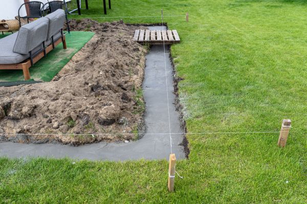 Cement Footer Installation in Bellingham